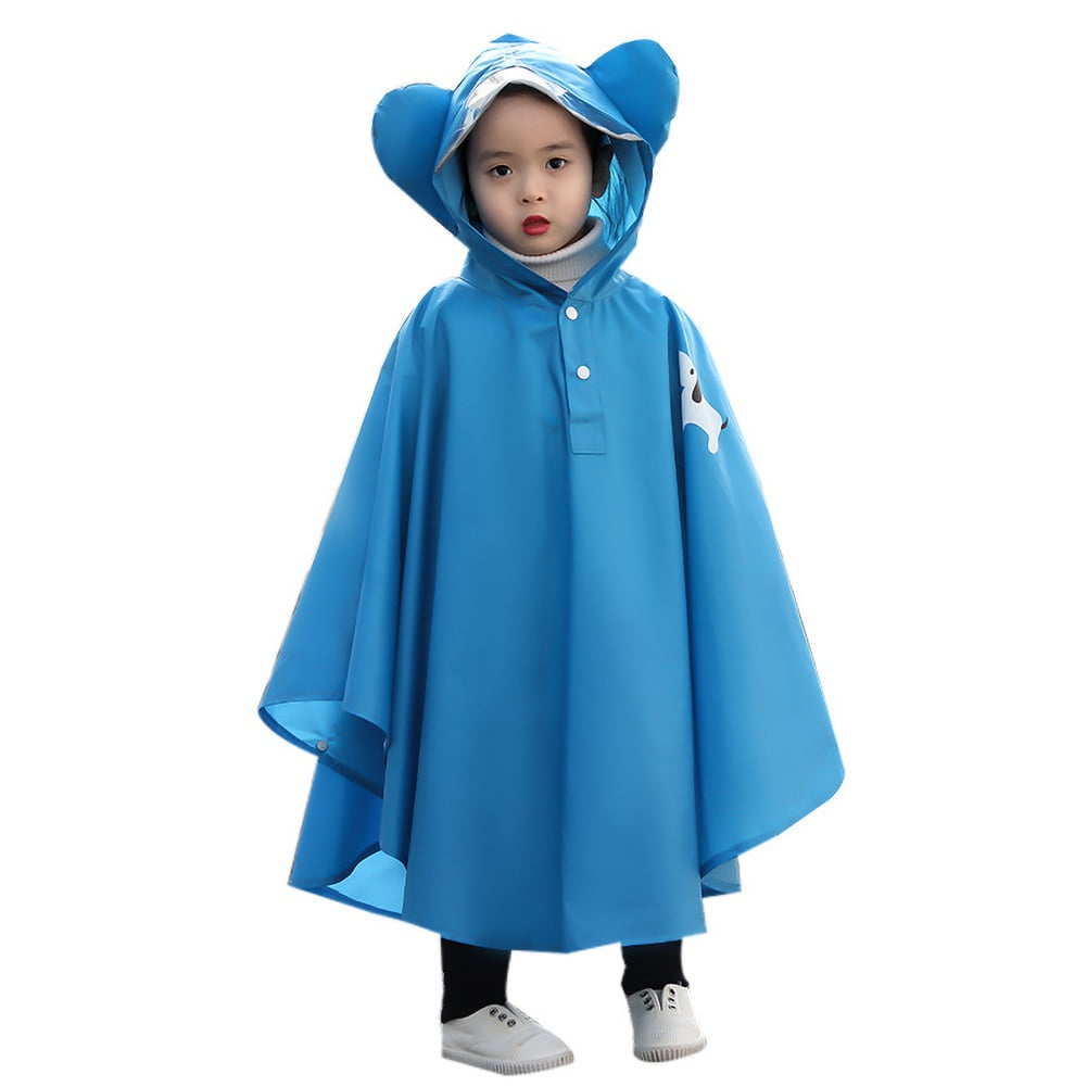 Wanwan Cute Animal Kids Children Waterproof Cloak Rain Poncho Raincoat - Walmart.com