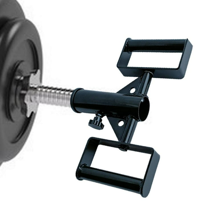 Famure Viking Press Landmine Attachment Olympic Barbell Fitness Handle 2 Hand Grip Positions 360 Degree Rotation Strength Training Equipment for Home