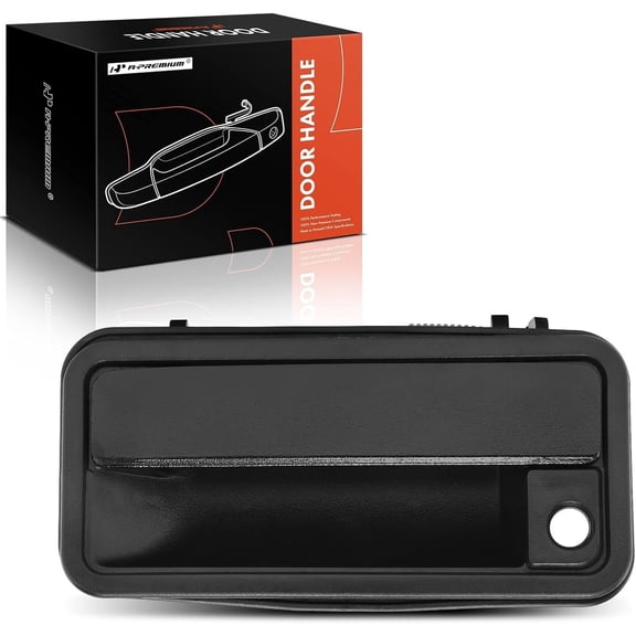 A-Premium - Exterior Door Handle Metal Front Left Driver Side - Compatible with 1988-2000 Chevrolet Chevy Tahoe C1500 C2500 C3500 K1500 K2500 K3500 Suburban GMC Yukon, w/Keyhole, Replace# 15742229