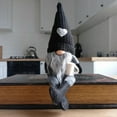 thumbnail image 4 of 2PCS Coffee Gnomes Plush Coffee Bar Decoration Gift, Knit Swedish Tomte Gnomes Scandinavian Figurine Dangle Leg Shelf Sitters Farmhouse Home Decor, 4 of 6