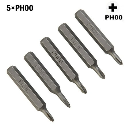 

H4×28mm Cross Screwdriver Bits PH0000 PH000 PH00 PH0 PH1 PH2 4mm Hex Shank