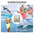 thumbnail image 6 of Uemuo Herbs and Wildflowers Pattern Mens Swim Trunks Quick Dry Board Shorts with Mesh Lining, Stretch Beach Shorts Quick Dry No-Chafing Board Shorts-Large, 6 of 9