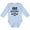 AE-Light Blue, variant on Inktastic Ohio Awesome Since 1803 Boys or Girls Long Sleeve Baby Bodysuit