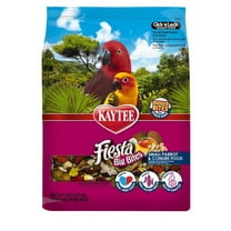 Kaytee Fiesta Small Parrot & Conure Gourmet Big Bites Diet [Bird, Food] 4 lbs