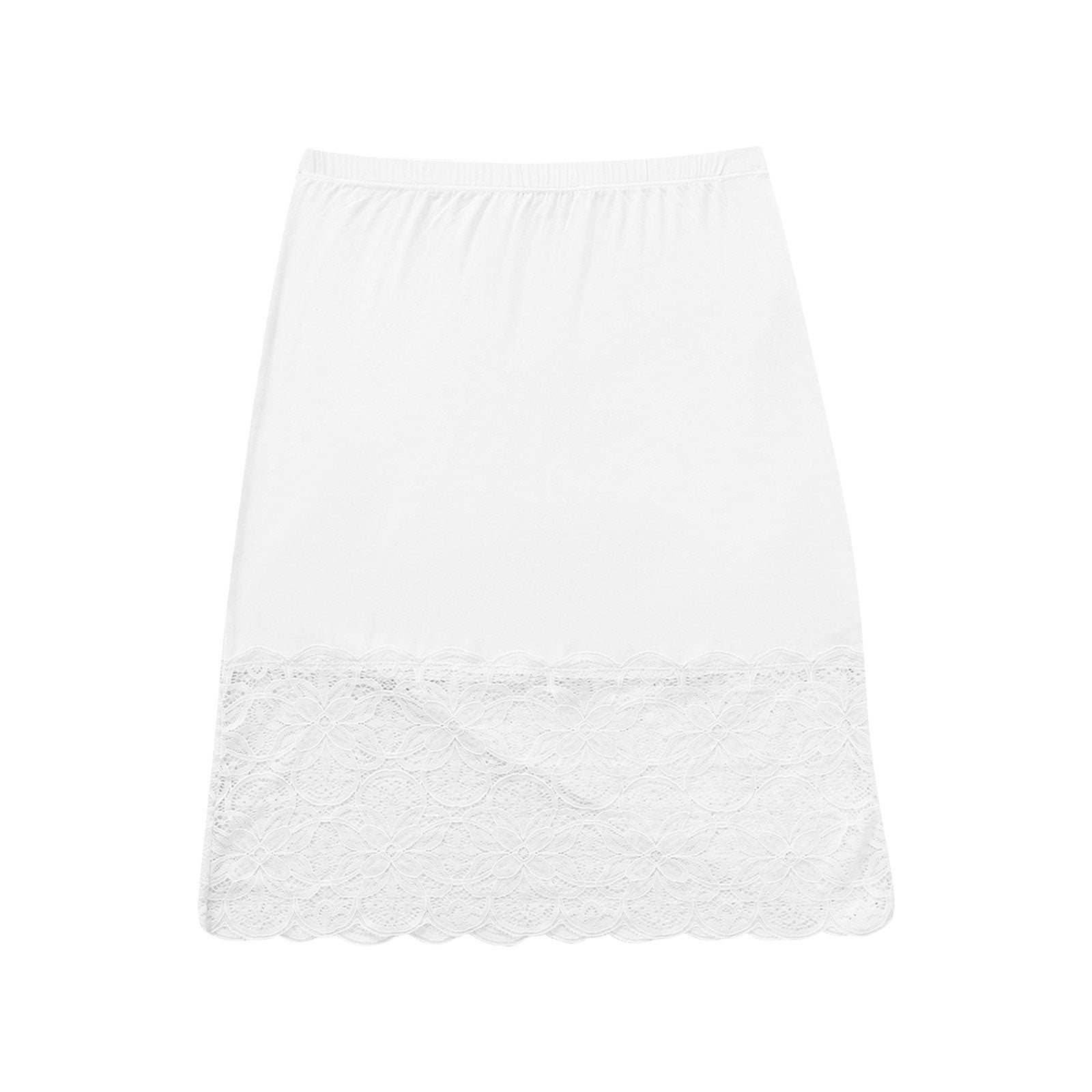 MGDXOX Womens Half Slip with Lace Trim Seamless Smoothing