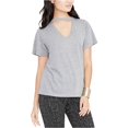 thumbnail image 2 of Rachel Roy - Camiseta básica con gargantilla para mujer, gris, pequeña Rachel Roy Camiseta básica, 2 of 2