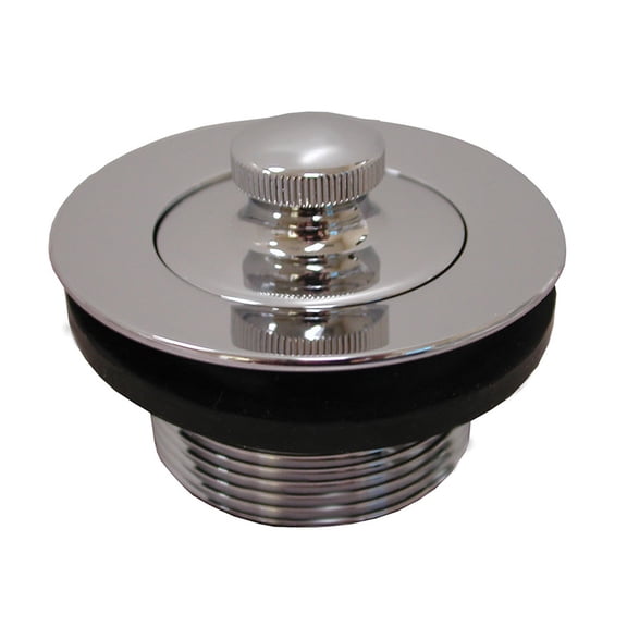 1-1/2" Chrome Plated Lift and Turn Tub Drain 1-7/8" OD ,PartNo P35060 JonesSteph
