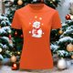 thumbnail image 3 of Playera Blusa Con Estampado De Muñeco De Nieve Navidad Color Anaranjado Talla Grande Marca Emil SaEs, 3 of 4