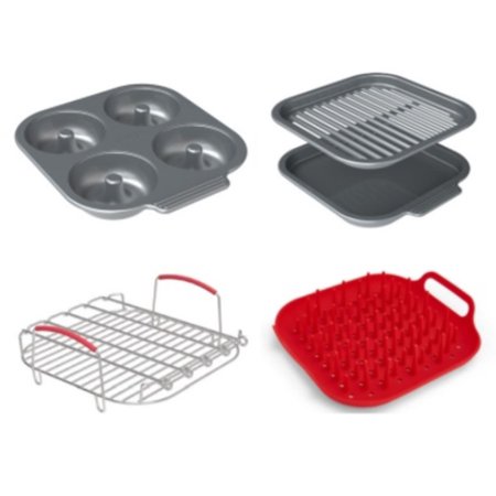 Instant Pot Vortex/Air Fryer Official Cooking and Baking Set  Fits 6qt/10qt Vortex Air Fryer  10-piece  Assorted