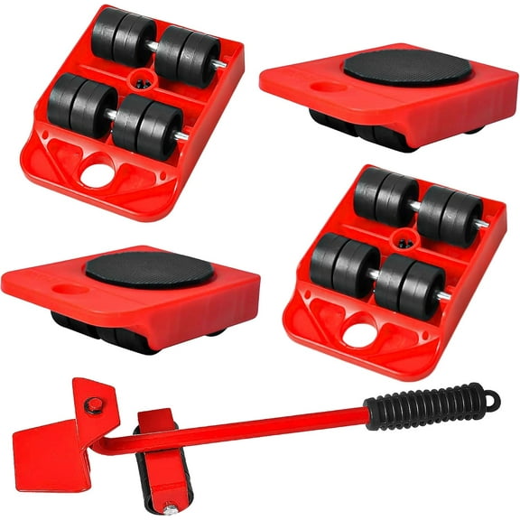 Heavy Duty Furniture Lift For Wide Application, Furniture Dolly With Non-Slip Pad, Adjustable Height Lifting Tool, Furniture Moving Sliders For Easy Operation