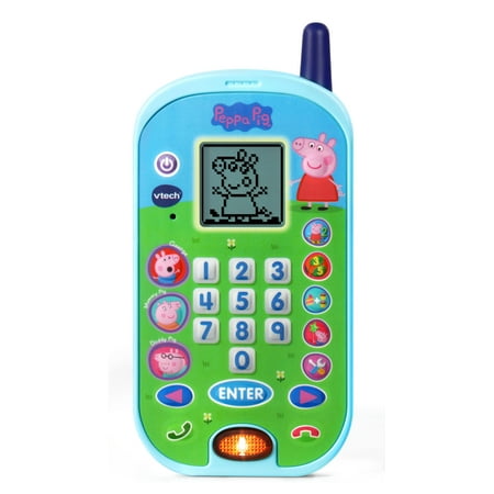 VTech Peppa Pig Let's Chat Learning Phone, Unisex, Pretend Play Toy for Kids 2-6 Years