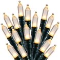 thumbnail image 1 of Cadena de luces navideñas, 108 pies. Mini luces LED transparentes de 300 con 8 modos de iluminación para decoración de luces de árbol de Navidad de fiesta de jardín de Halloween (blanco cálido) Adepaton CJWUS-5995, 1 of 6