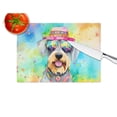 thumbnail image 4 of Schnauzer Hippie Dawg Glass Cutting Board Large 12 in x 15 in, 4 of 5