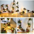 thumbnail image 2 of Guirnalda de luces LED navideñas con forma de piña, cada una de 6.6 pies, 20 LED, funciona con pilas, cono de pino navideño, bayas rojas, guirnalda de luces para fiesta de Navidad, dormitorio, árbol, decoración de mesa, agujas de pino brillar Electrónica, 2 of 5