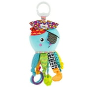 Lamaze Clip & Go Captain Calamari Infant Toy, Baby Car Seat Toy, Plush Stroller Toy