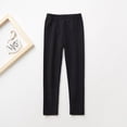 thumbnail image 5 of Zhuashum Girl Pants 18-24 Months Spring And Autumn Slim Fut Tight Solid Color Warm Pants Leggings Soft Playsuit Black, 5 of 5