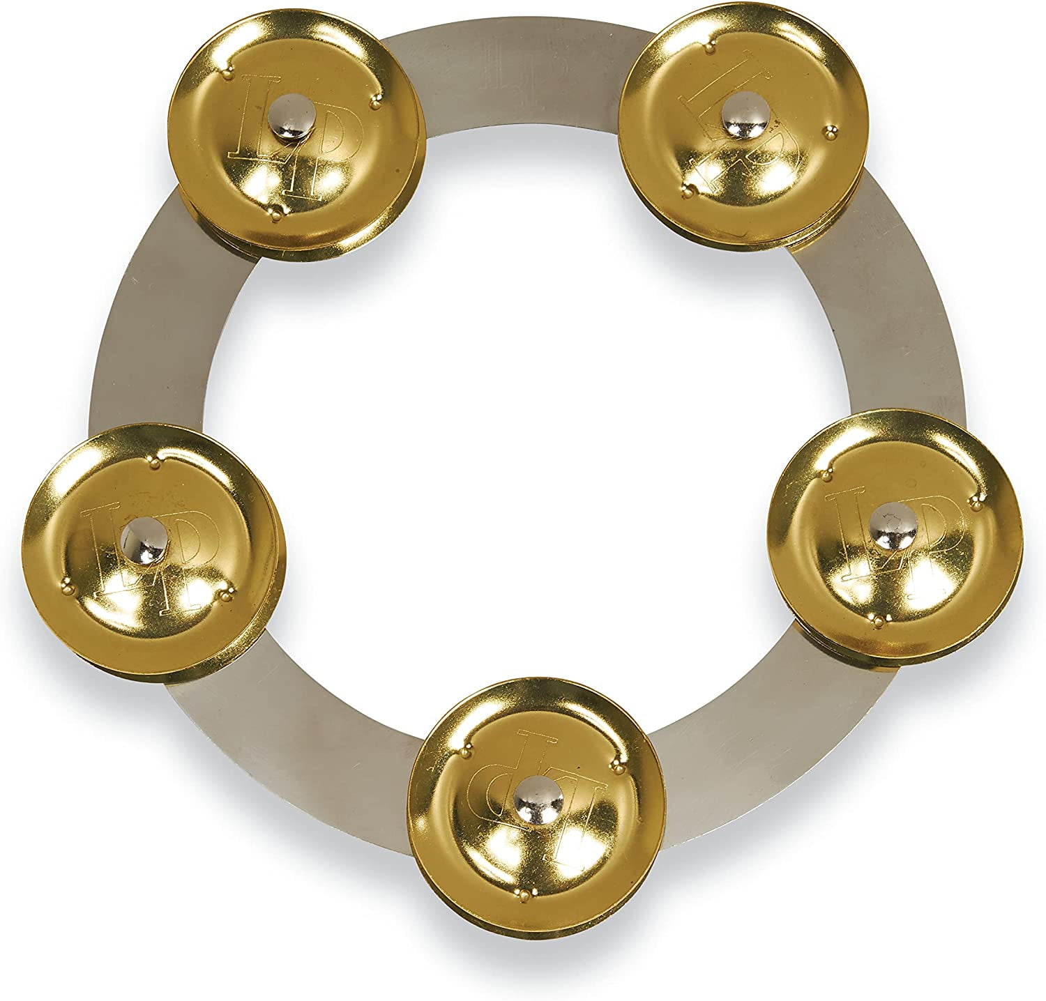 LP Tambo-Ring - Stainless Steel With Brass Jingles 6 in.