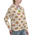 thumbnail image 6 of Lsque Labrador Retriever Dog Pattern Casual Women's Hoodie,Hooded Sweatshirt with Kangaroo Pocket,Pullover Hoodie with Eye-catching Drawstrings-XX-Large, 6 of 7