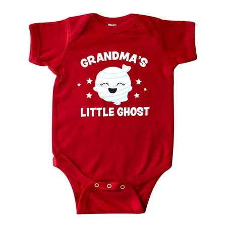 

Inktastic Cute Grandma s Little Ghost with Stars Gift Baby Girl Bodysuit
