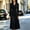 (Fashion 19)Black, variant on Aimik Women's Double Breasted Long Blazer Dress Lapel Collar Work Office Slim Fit Formal Midi Coat Dress