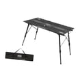thumbnail image 4 of Mesa de campamento con bolsa de almacenamiento muebles de campamento compacta mesa plegable resistente Negro, 4 of 8