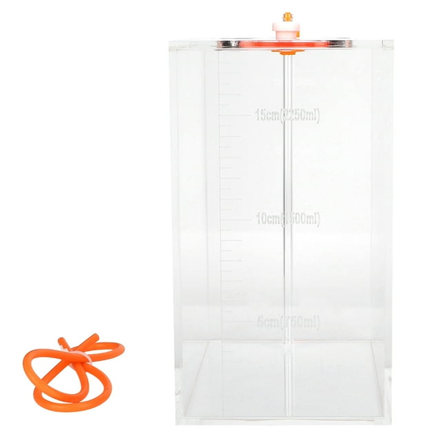 Titration Titration Container Transparent Acrylic Dosing Pump Store Reservoir Barrel Titration Aquarium 2.5L