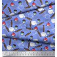 thumbnail image 2 of Soimoi Rayon Fabric Cup,Candies & Cupcake Food Print Fabric by Yard 42 Inch Wide, 2 of 3