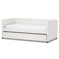 thumbnail image 4 of Frank Faux Leather Twin Daybed in White, 4 of 4