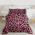 thumbnail image 2 of Homewish Cheetah Print Full Size Comforter Sets 3-Piece for Female Men Adults,Jungle Animal Leopard Bedding Comforter Set,Woodland Wildlife Lightweight Bedding Sets,Ultra Soft Home Decor,Reversible, 2 of 8