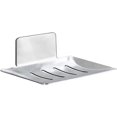thumbnail image 1 of Siliver Jabonera autoadhesiva, jabonera de barra de acero inoxidable, jabonera adhesiva para ducha, baño, cocina, ahorrador de jabón (plata), 1 of 5