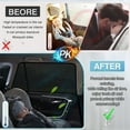 thumbnail image 5 of Retractable Car Window Sunshade with Suction Cups, Mesh Privacy Screen for Heat Insulation and UV Protection, Universal Fit, 5 of 5