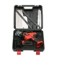 thumbnail image 4 of Sierra recíproca inalámbrica portátil 21V con batería de litio - Potente y versátil para cortar madera, metal y más - Incluye estuche y accesorios, 4 of 7