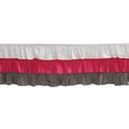 thumbnail image 2 of Bacati - 3 Layers Ruffled Crib or Toddler Bed Skirt or Dust Ruffle, 2 of 30