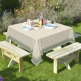 thumbnail image 6 of Tchckioa Beige Square Tablecloth,Waterproof Table Cloth for Kitchen,52x52 Inch, 6 of 6
