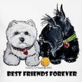 thumbnail image 3 of CafePress - Scottie & Westie Best Friends Women's Light Pajama - Women's Short Sleeve Print T-Shirt and Pants Light Cotton Pajama Set, 3 of 7