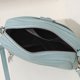 thumbnail image 3 of Bolso bandolera pequeño de piel para mujer (azul), 3 of 7