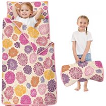 Pioneer Flower Floral Print Pattern Toddler Nap Mats for Kids Preschool,Sleeping Mat Bag or Kids,Toddler Sleeping Bag,Toddler Nap Mat or Daycare