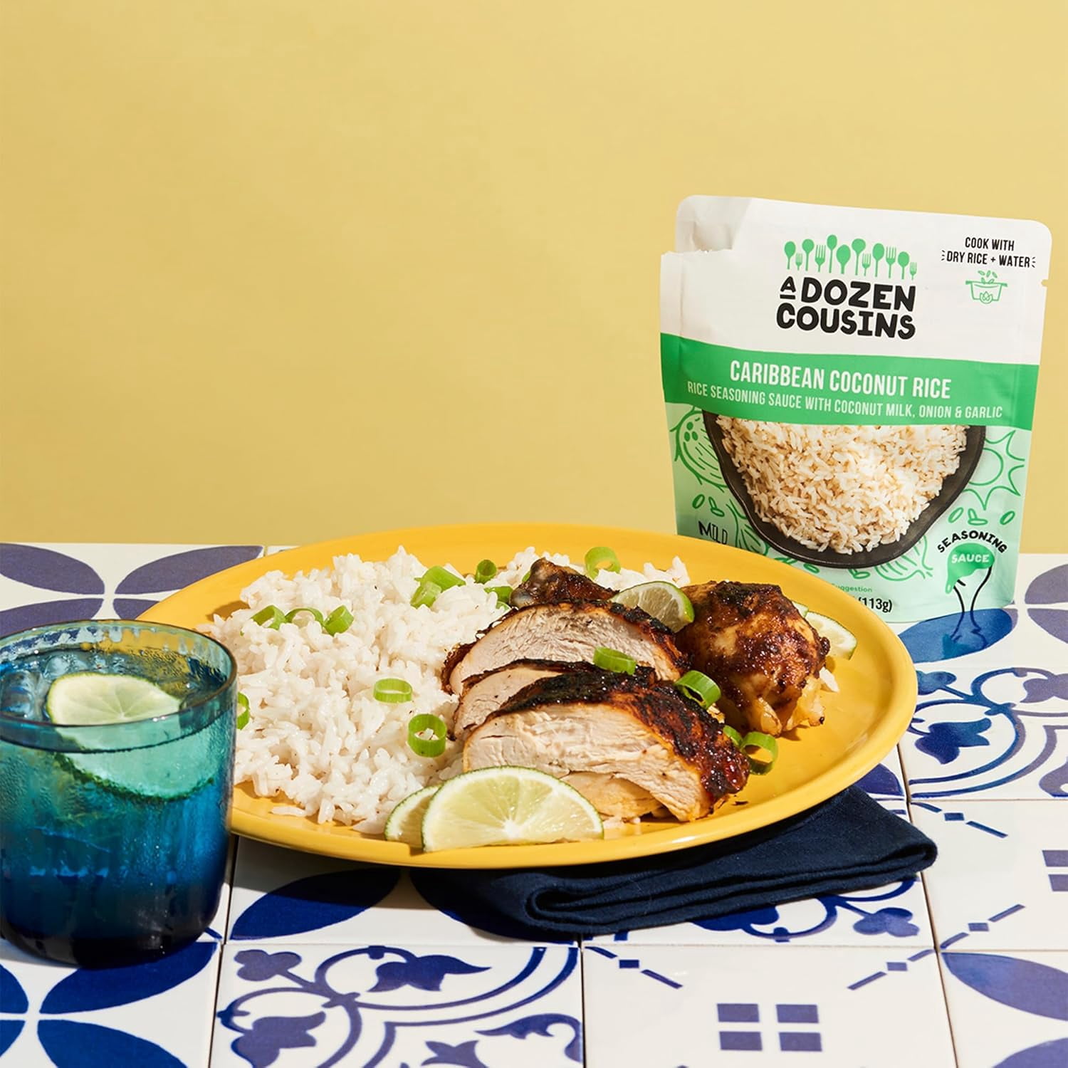 (Pack Of 10) A Dozen Cousins Rice Caribbean Coconut Sauce 4 Oz