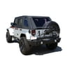 Rampage Products 86606 Ram86606 (2 Boxes 86606-1 And 86606-2)07-11 Wrangler Rear Bumper With Swing Away Tire Carrier Fits select: 2015-2017 JEEP WRANGLER UNLIMITED, 2012-2014 JEEP WRANGLER