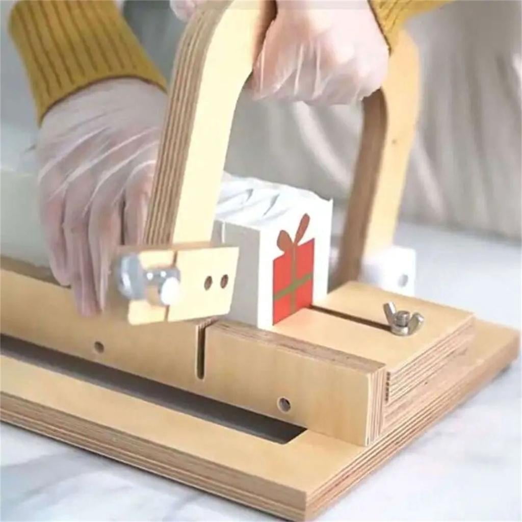 Wood Soap Cutter Professional Single Wire Soap Slicer Soap Loafs Cutter Soap Making Cutting Tool