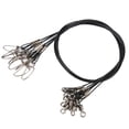 thumbnail image 4 of Fishhook Line Trace Wire Leader Swivel Steel Fishing Line Steel Wire Leader With Swivel Anti Bite Steel Fishing Line Steel Wire Leader Fishing Wire Line Leash Anti Bite Steel, 4 of 8