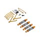 thumbnail image 4 of Accesorios para coches RC Pieza de repuesto para coches RC Actualización Fácil de instalar Coche de control remoto Oro, 4 of 9