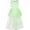 Pale Green, variant on Flower Girls Dress Pink Dancing Ball Gown Princess Party 7
