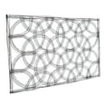 thumbnail image 5 of DecMode Black Metal Quatrefoil Geometric Wall Decor, 5 of 7