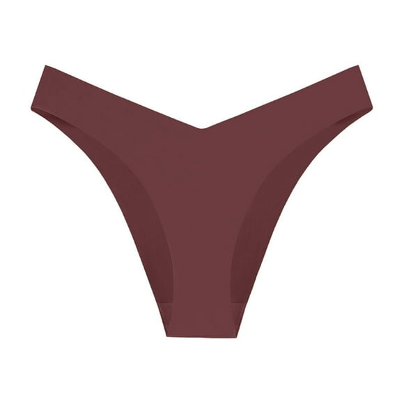 Outfmvch Thongs for Women Womens Underwear No Show Underwear for Women Hot Girls Sexy Panty Underwear Bikini String Underwear Solid Nylon Ice Silk Lingerie for Women(clearance) C S