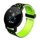 thumbnail image 1 of 119plus colorido reloj inteligente con pantalla táctil, impermeable, rastreador de ejercicios, frecuencia cardíaca, presión arterial, reloj inteligente, verde Inevent EL2275-04B, 1 of 7