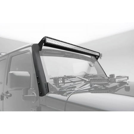 ZROADZ 2007-2018 Fits Jeep Wrangler Jk Jku 50 Inch LED Straight Double Row Light Bar Z374811-Kit-S