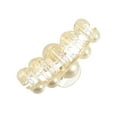 thumbnail image 7 of Unique Bargains 1pc Plastic Hair Claws Hair Clips Hair Barrettes for Women White 3.98''x2.01''x1.93'', 7 of 7