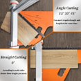 thumbnail image 2 of Cortador de pisos NAACOO, planchas de vinilo laminadas o vinílicas de 13 pulgadas con rueda, 2 of 6