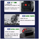 thumbnail image 4 of Ventilador Portátil Piso Recargable Inalámbrico Y Lámpara Eo Safe Imports Negro, 4 of 5
